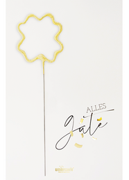 Alles Gute weiß Classic Wondercard