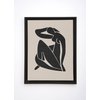 Zwevend frame 60x40 Kleur (Matisse Woman)