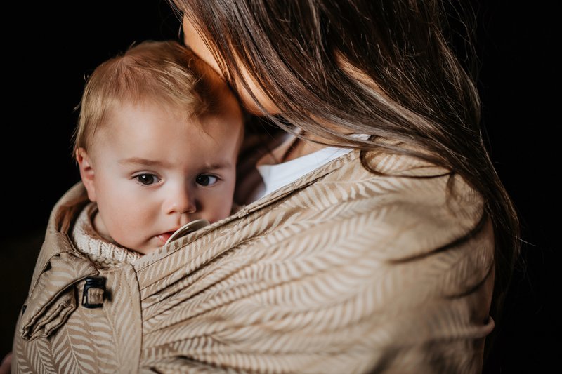 Baby Carrier Wrap & Go Baby - Palm - Beige / Sand