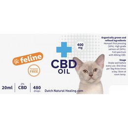Aceite de CBD para gatos 20ml - 2% (400mg)