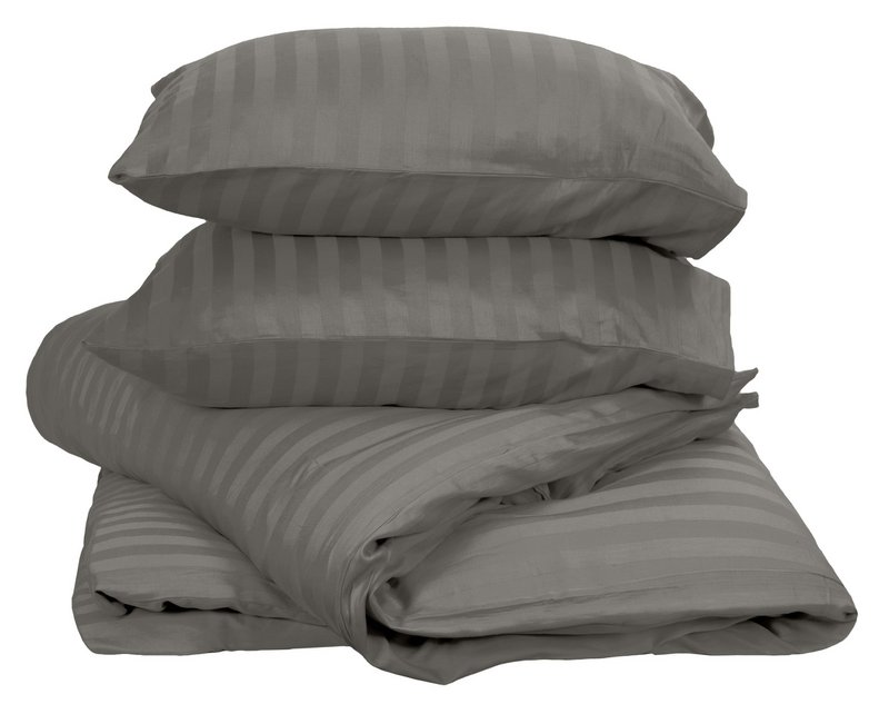 100% Bomuld Satin Dynebetræk Napoli - Taupe