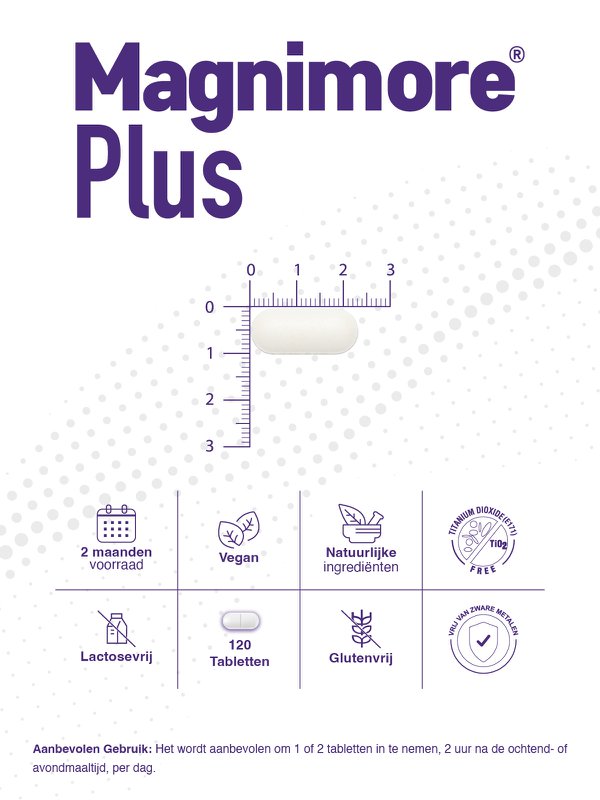 Magnimore Plus 120 | Magnesium tilskud