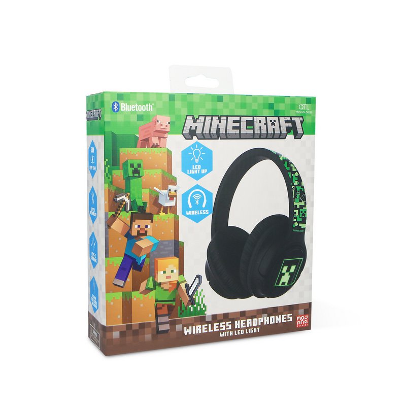 Minecraft – Led Light Up – Bluetooth-Kopfhörer