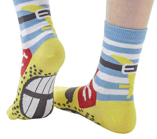 Pirate boy sock puppet children's sock