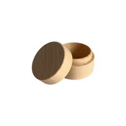 Wooden teeth / hair lock box small
