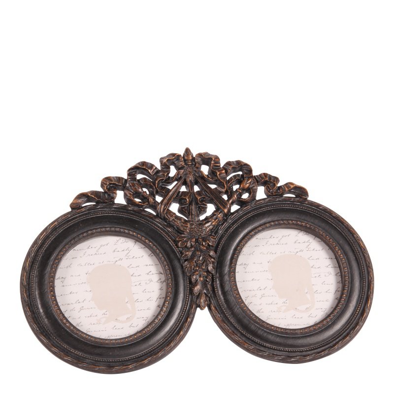 Photo Frame Collage 23 cm - Black - Resin