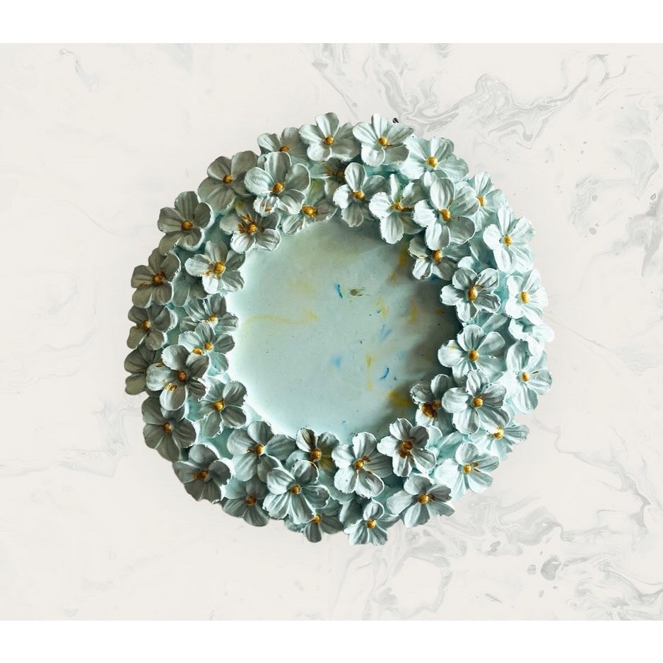 Exclusive ! Floral Wreath / Photo frame / Door Decor / Mirror