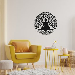 Jataka - Decorazione da parete con Buddha della meditazione