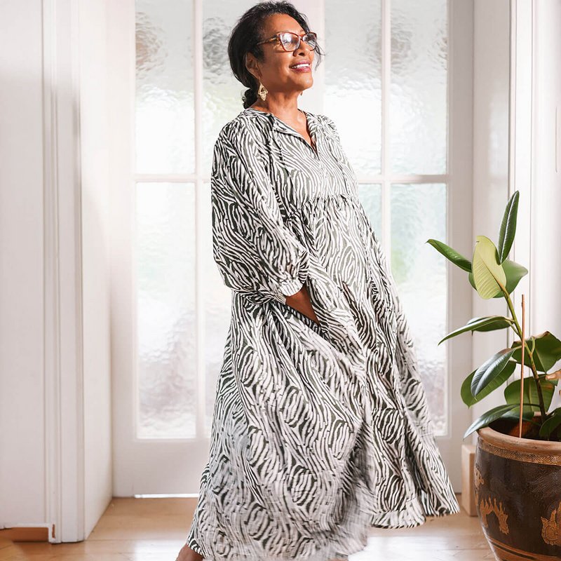 „Fey Good” Baumwollkleid „Desert Dream”