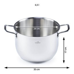 Pour & Cook Casserole with glass lid - 24x17 cm