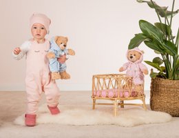 Pyjamasbjørn blå 30 cm - tøjdyr - tøjdyr