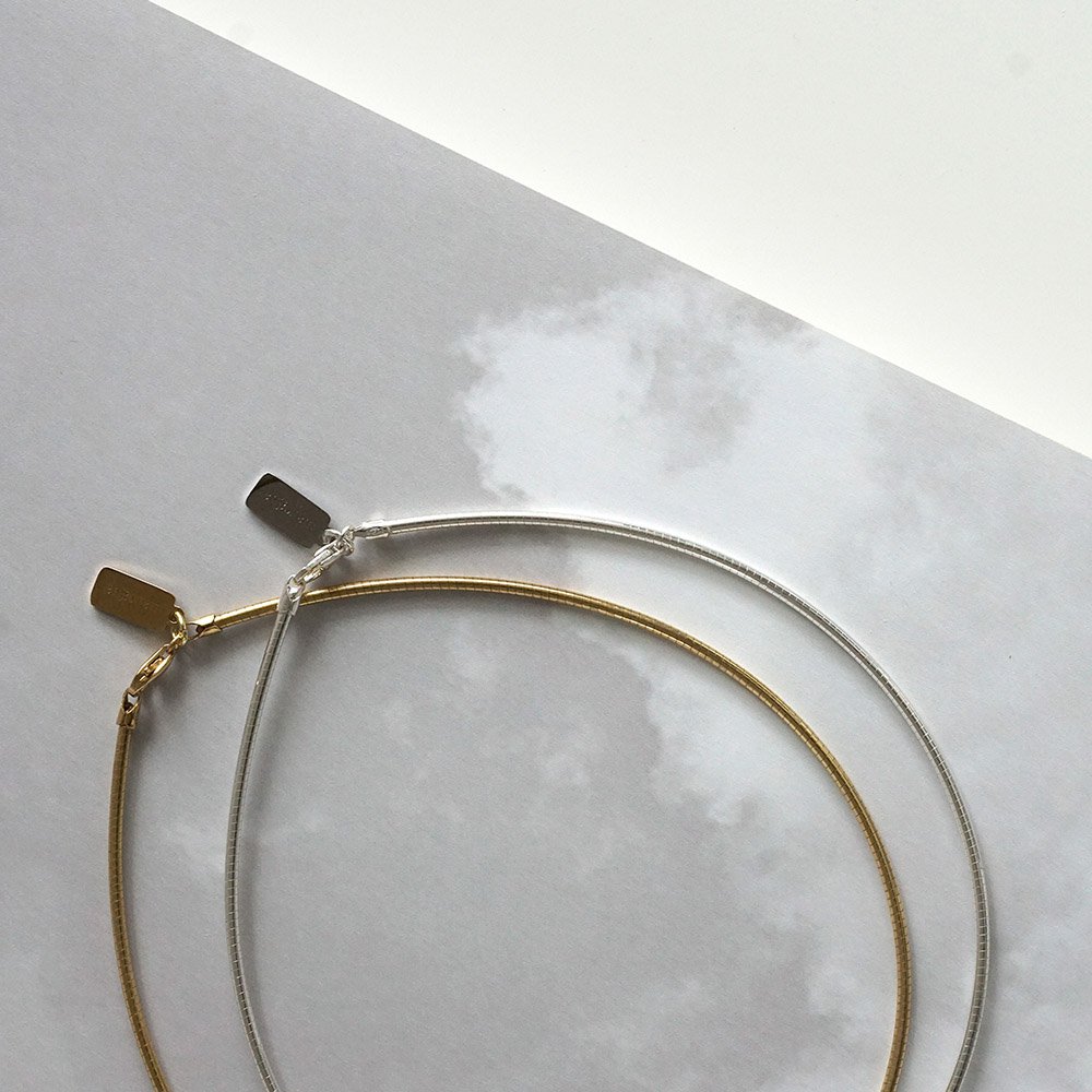 The Minimalist Choker Necklace 2mm - Gold