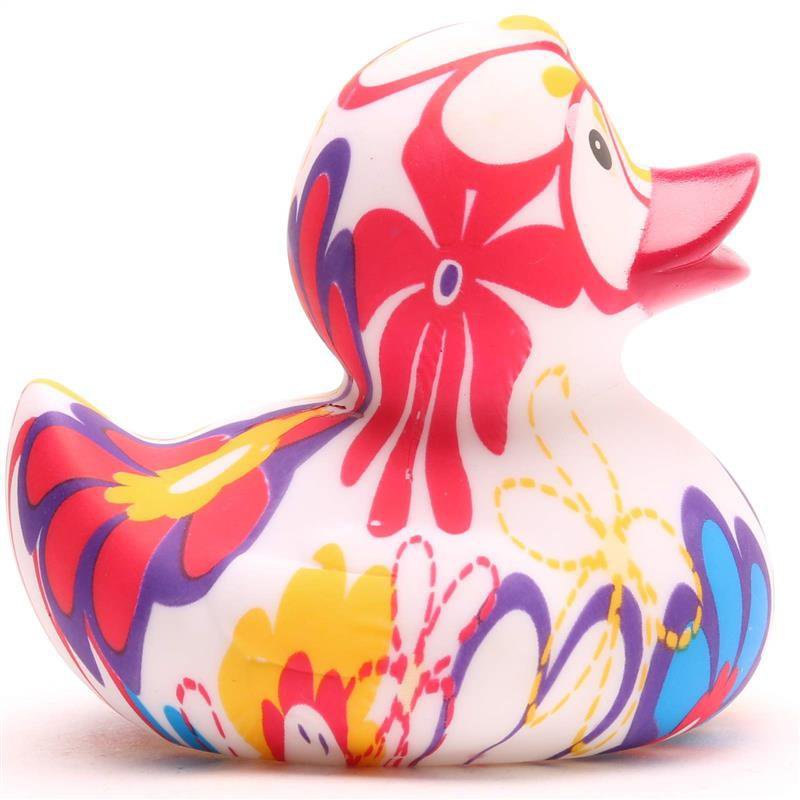 Forget-me-not rubber duck - rubber duck