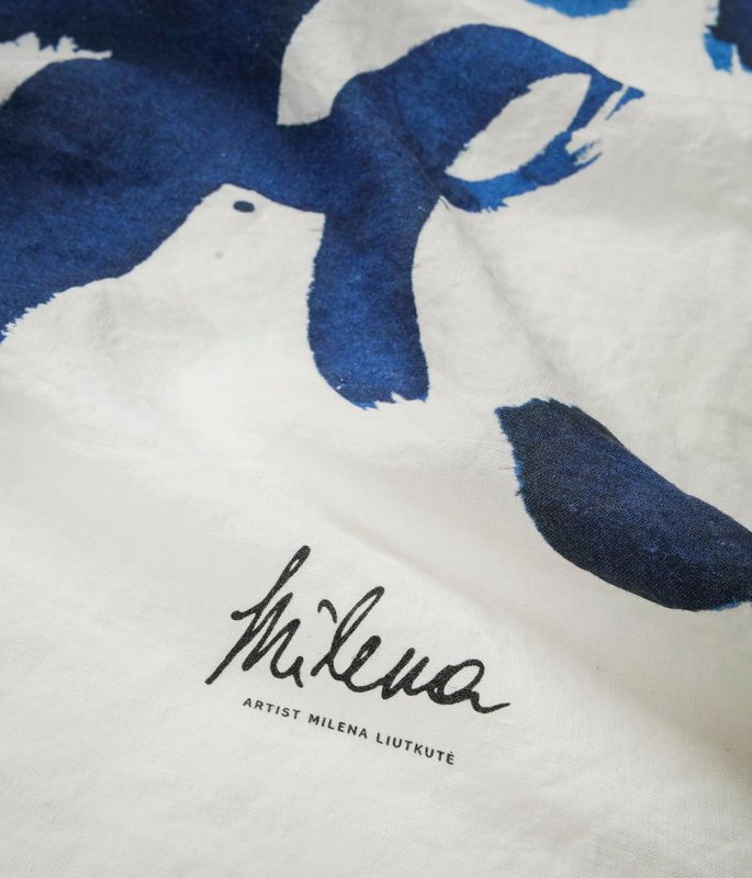 Linen beach towel Time Of Your Life - Milena Liutkutė-Grigaitienė