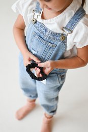 Kein Plastik. Elastische Leinen-Haargummis – Leinen-Haargummi