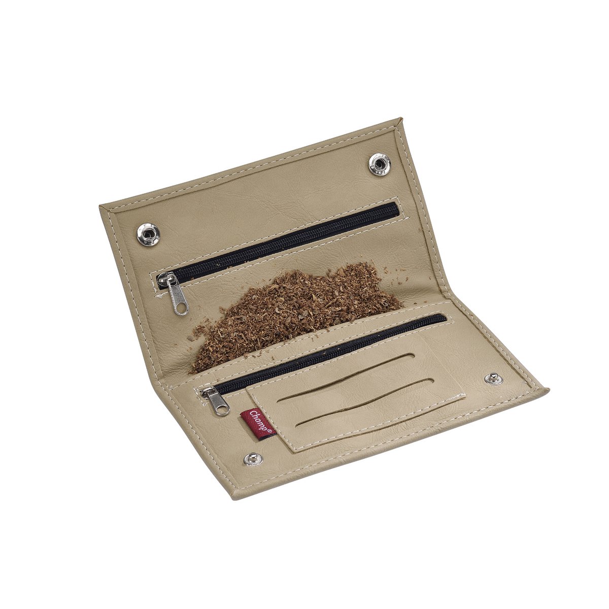Display of 12 smoker pouches