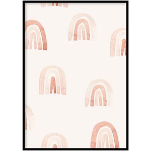 Poster – Roze regenbogen