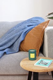 Wool blanket/cuddly blanket pickstitch rain