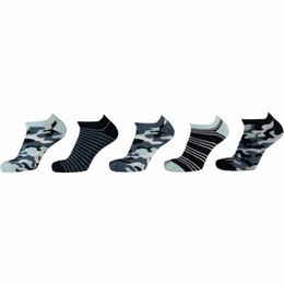  5-pack of kids' sneaker socks with army print in blue and khaki colors

The product features a 5-pack of kids' sneaker socks with an army print design. The socks come in two color options - blue and khaki. The socks have a low-cut ankle style suitable for wearing with sneakers. The army print pattern adds a stylish, camouflage-inspired look to the socks.