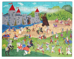 Rompecabezas magnético 2 en 1 - Juego de descubrimiento - Caballeros