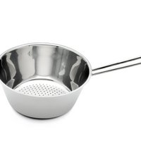 RVS blancheerzeef met vlakke bodem Ø 22 cm