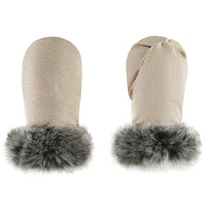 Winter-Kinderwagenhandschuhe - Beige