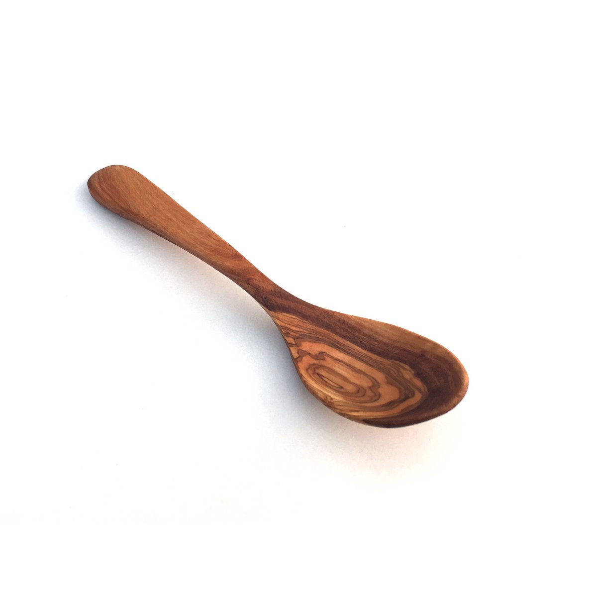 Cuillère à soupe Cuillère en bois de 20 cm en bois d'olivier