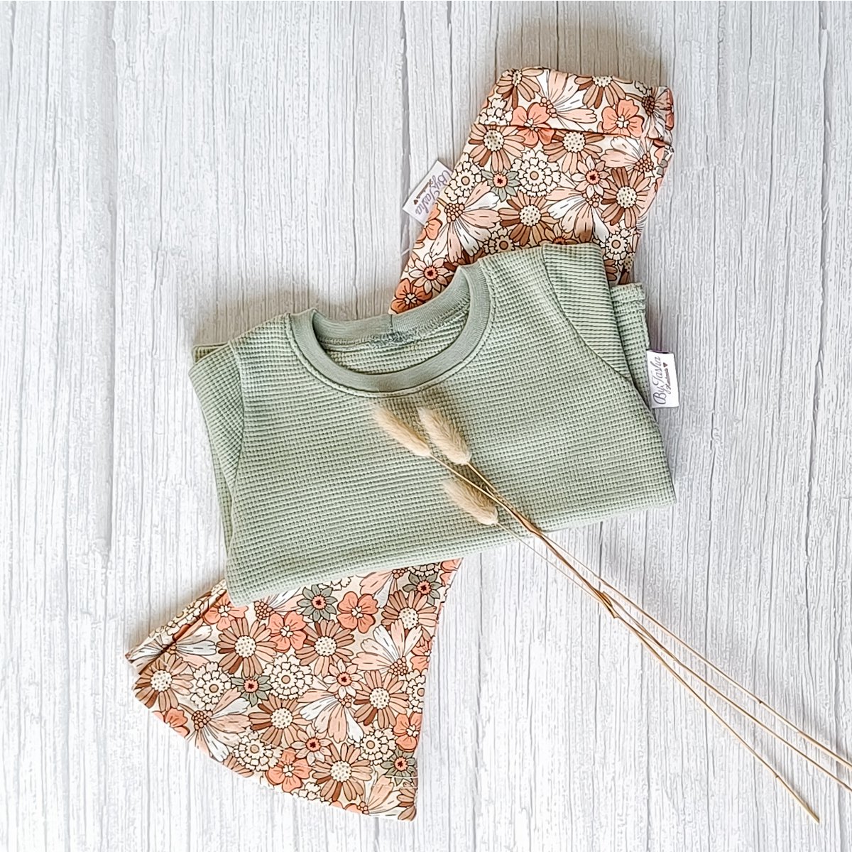 Pantalon Évasé Fleur Joyeuse