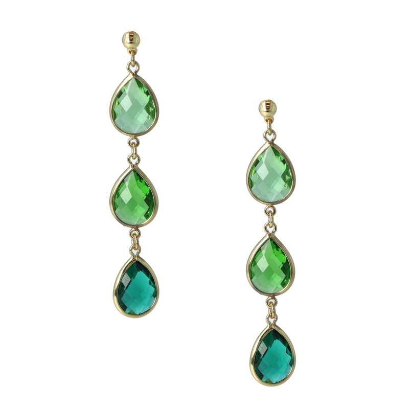 Pendientes Largos Beach Verde