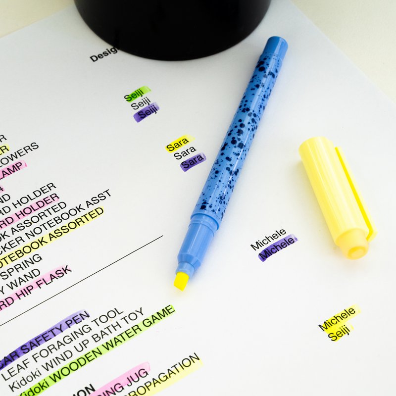 Löschbare Textmarker von Inkerie