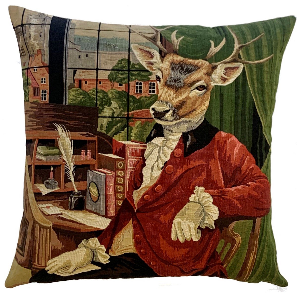 funda de almohada decorativa ciervo Byron