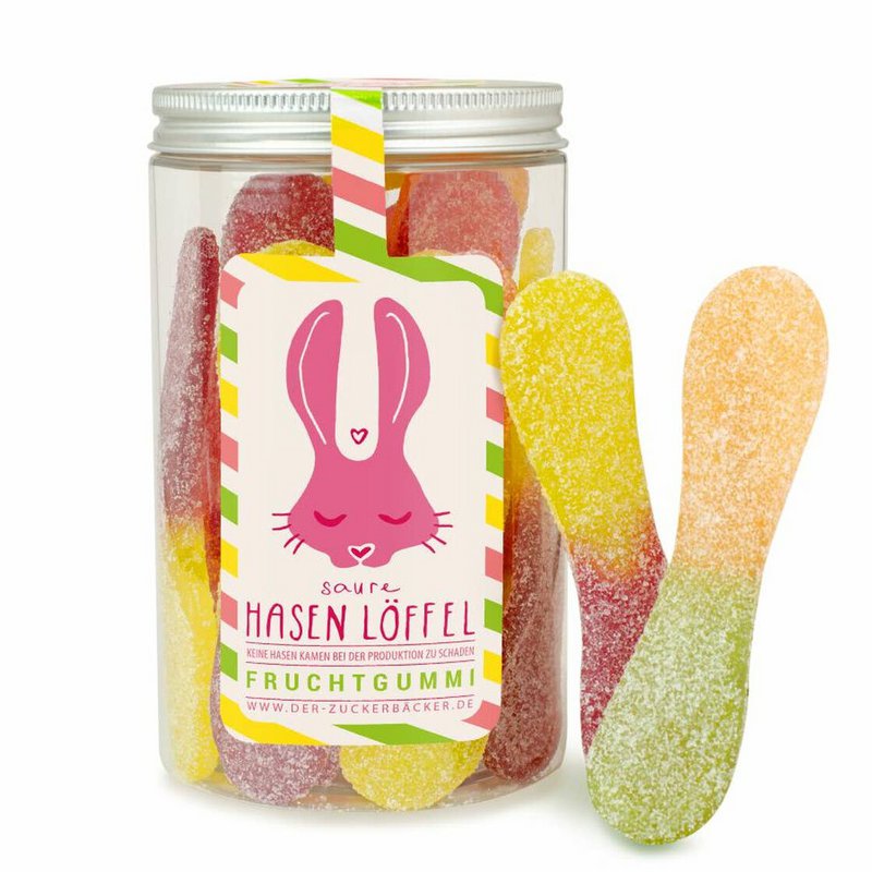 Snack box bunny spoon sour fruit gum gift box