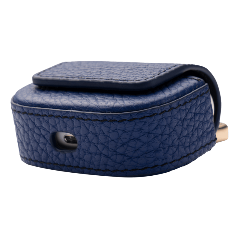 AIRPODS PRO CASE NAPPA BLÅ MED KARABINER