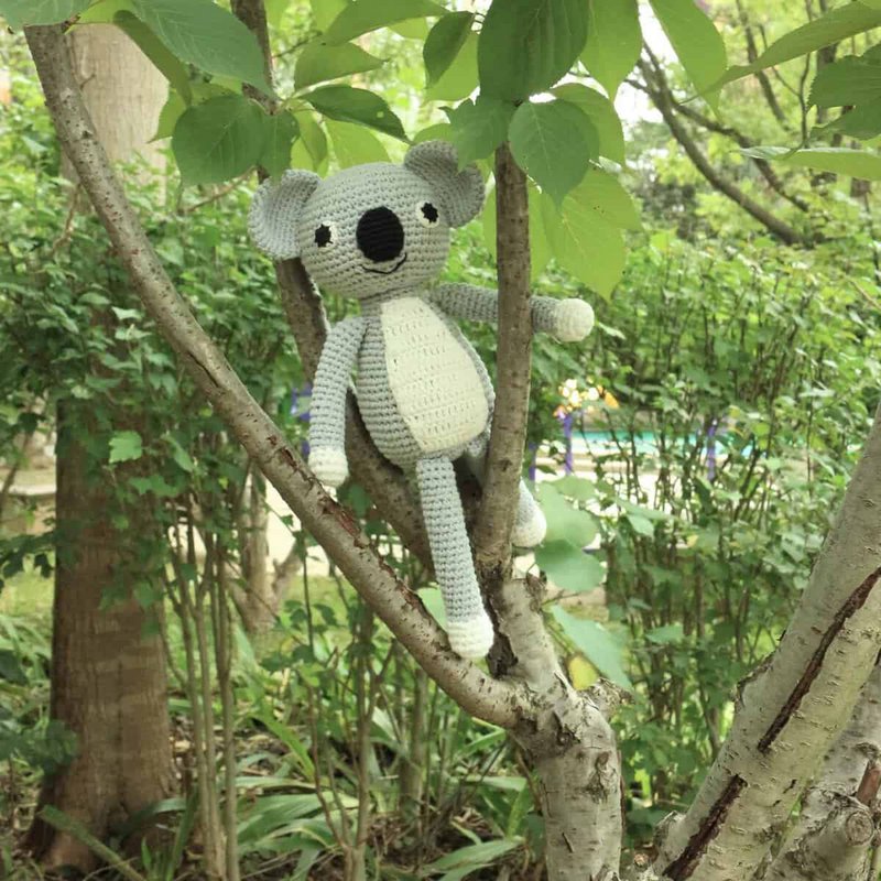 Peluche de ganchillo Koala COCO