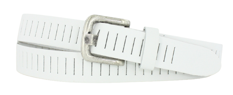 Læderbælte 3cm | Slotsrem Glat læder