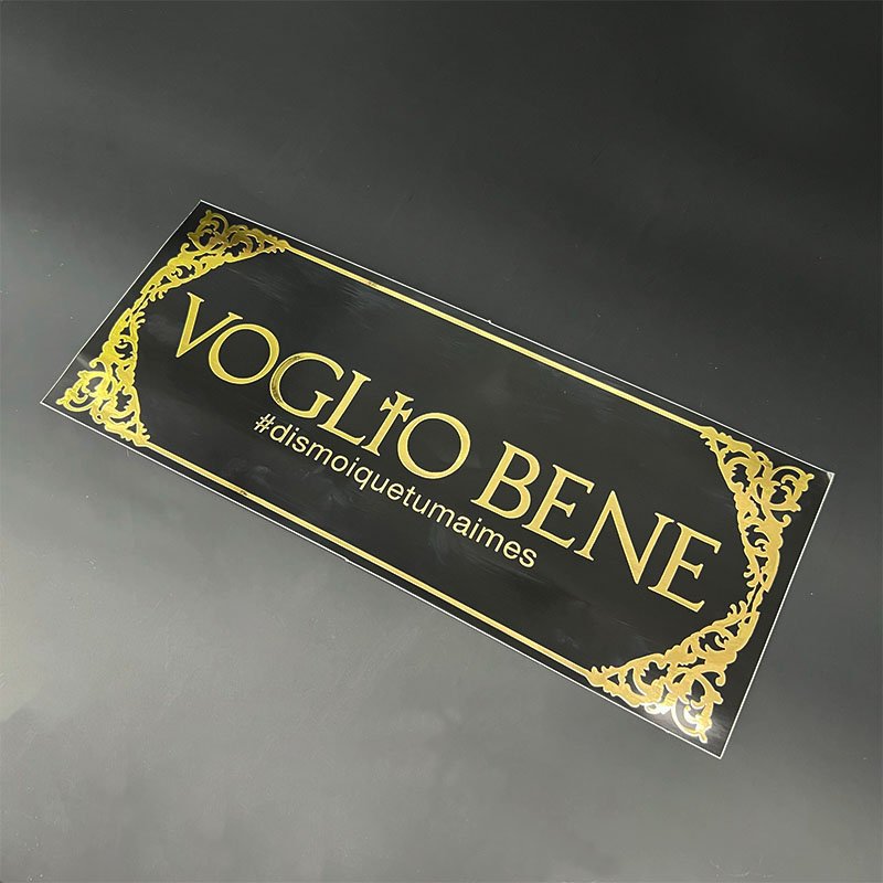 AUTOCOLLANT VITRINE VOGLIO BENE