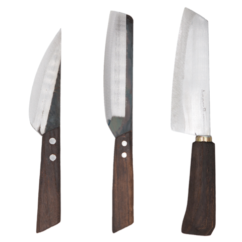AUTHENTIC BLADES knife set, starter set in gift packaging