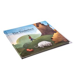 EN/DK - Illustrated Fairytale Children's Book - The Tinderbox - H.C. Andersen