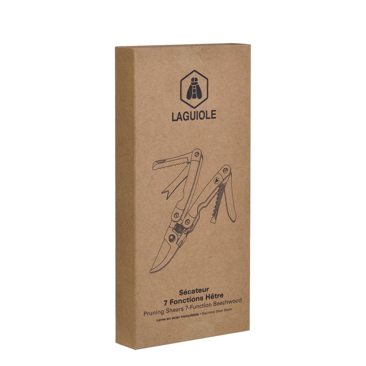Garden cisailes saveur 7 functions in beech wood