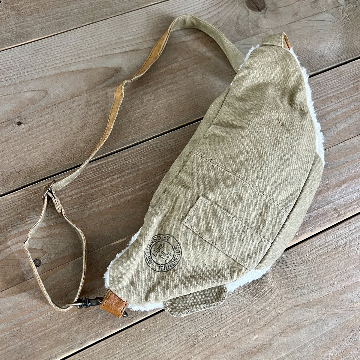Teddy BumBag (khaki canvas)