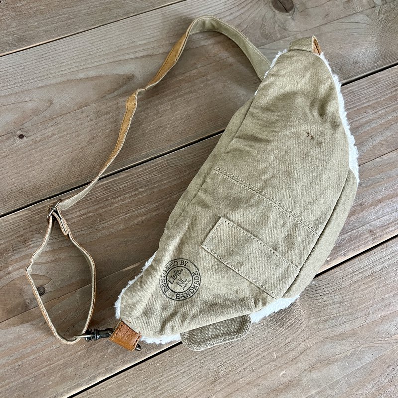 Teddy BumBag (khaki canvas)