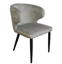 Spisestuestol Beyou Scandinavian Grey Velvet