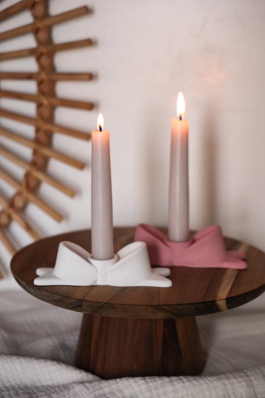 Bow candlesticks
