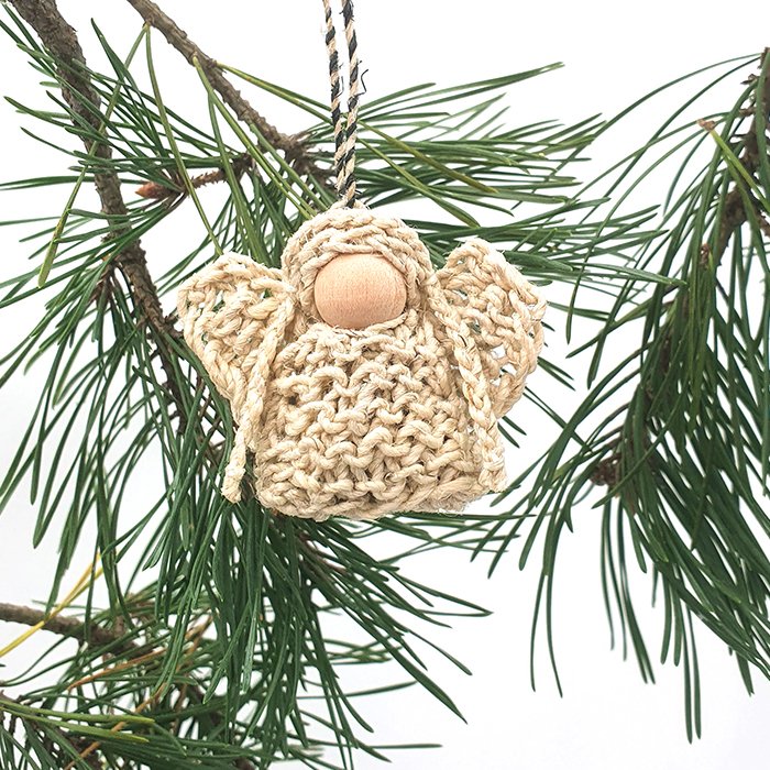 Chanvre Ange naturel 9 cm 900-016