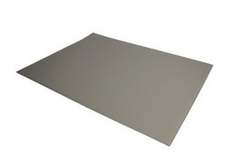 Tischset 6er Set Kunstleder zweifarbig grau braun Glattleder