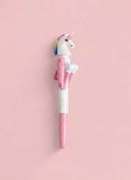 Bolígrafo novedoso de unicornio - Boxing Spring Action