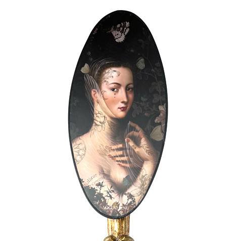 POPEE OVAL SCREEN LAMPSHADE