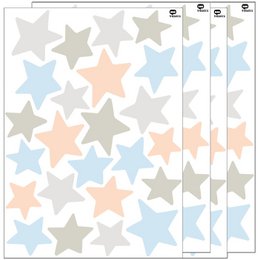 Soft stars wall sticker