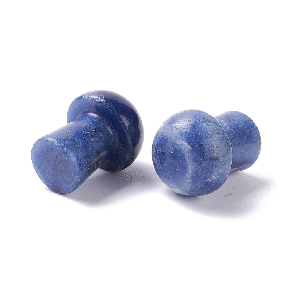 Sattva-Felsen | Sodalith Gelassenheit | Gua Sha Spa Pilz 20mm