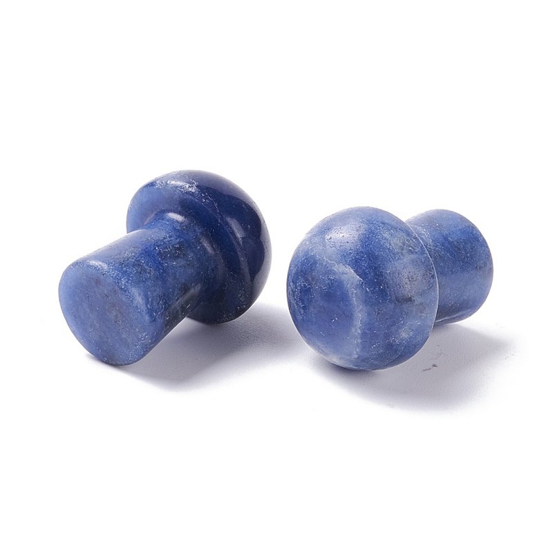 Sattva Rocks | Sodalite Serenity | Gua Sha Spa Mushroom 20mm  